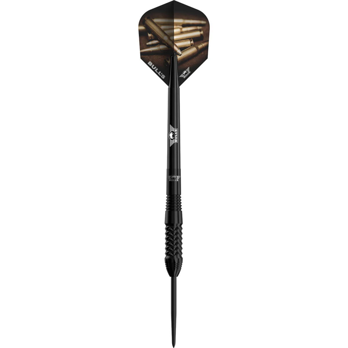 Bull's Caliber Black 90% Steel Tip Darts - Image 2