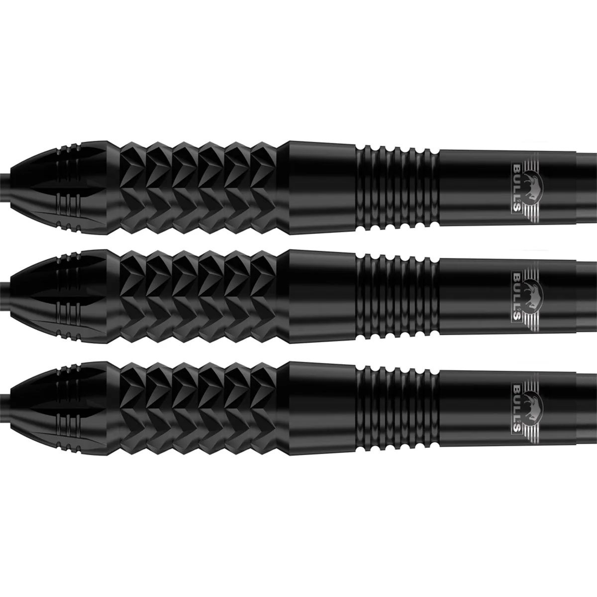 Bull's Caliber Black 90% Steel Tip Darts - Image 4