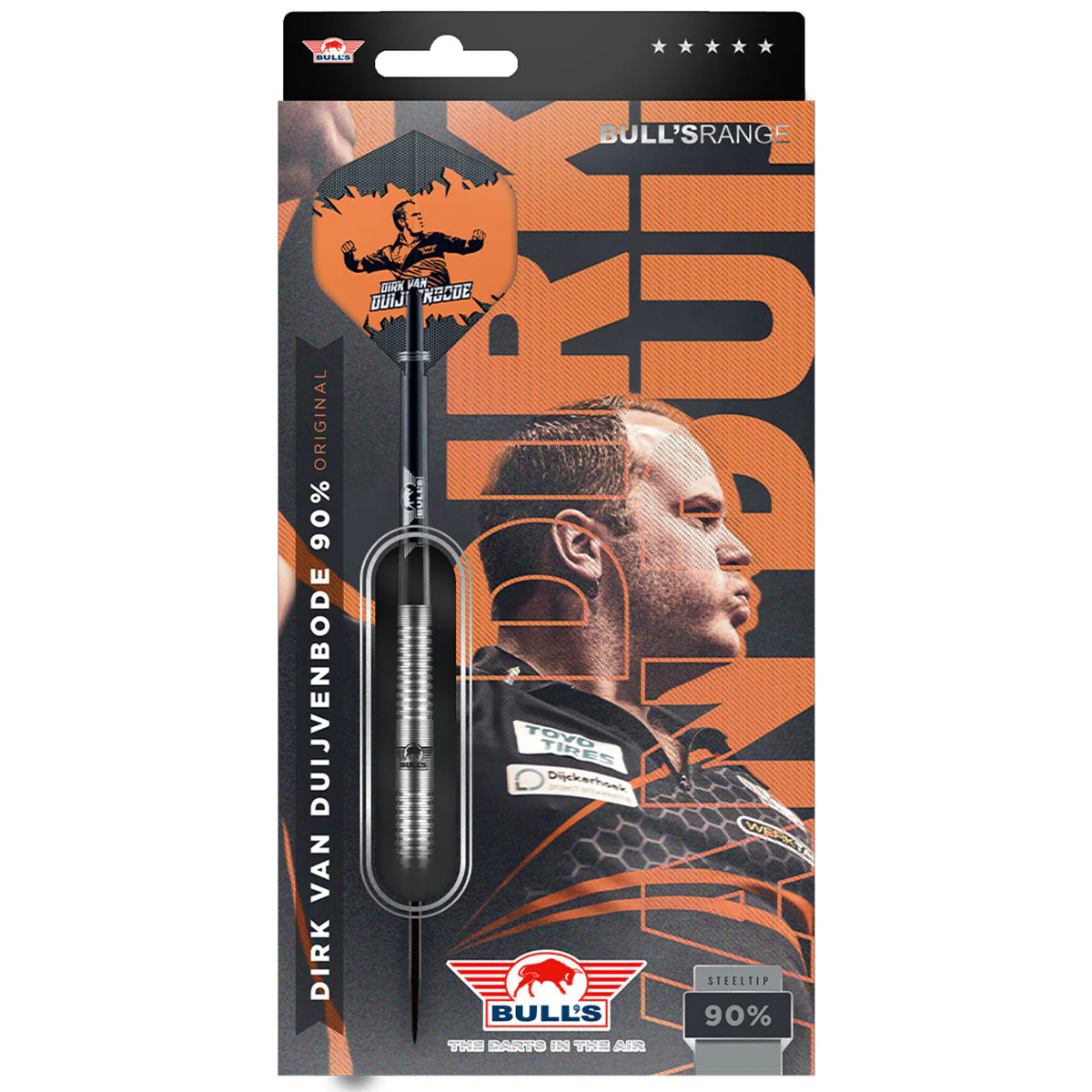 Bull's Dirk van Duijvenbode 90% Steel Tip Darts - Image 5