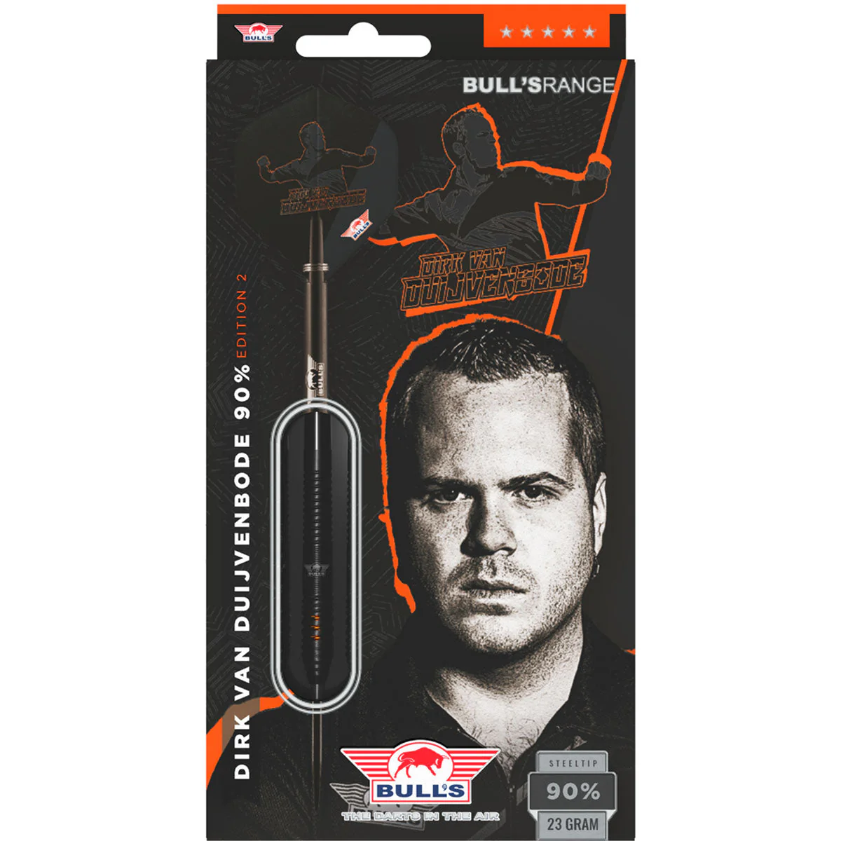 Bull's Dirk van Duijvenbode E2 90% Steel Tip Darts - Image 4