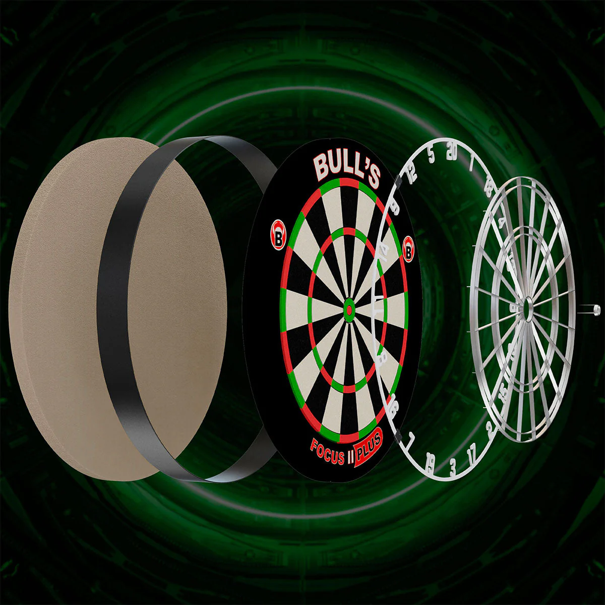 Bull's Focus II Plus Dartboard - Image 2