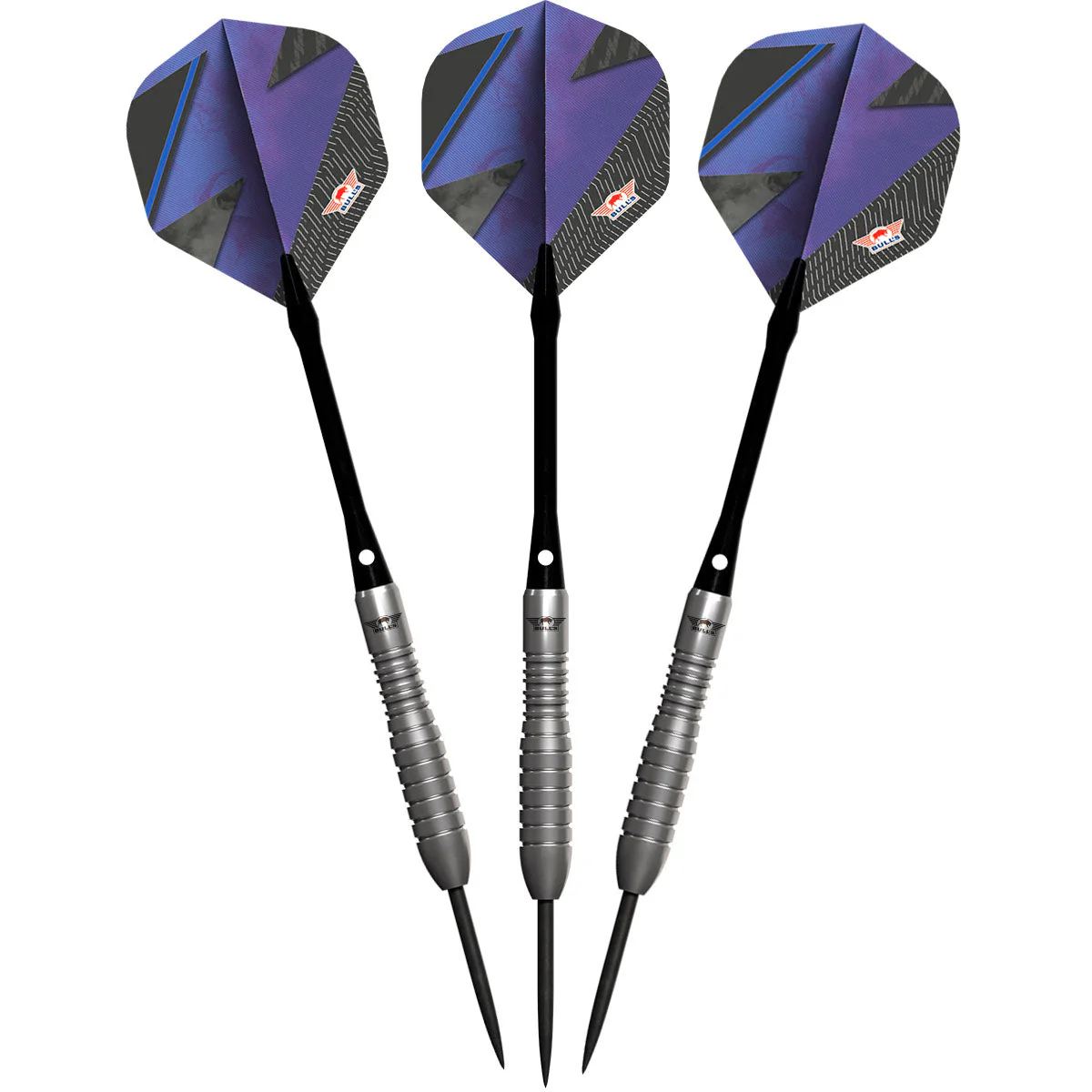 Bull's Lightning 80% Blue Steel Tip Darts - Image 4