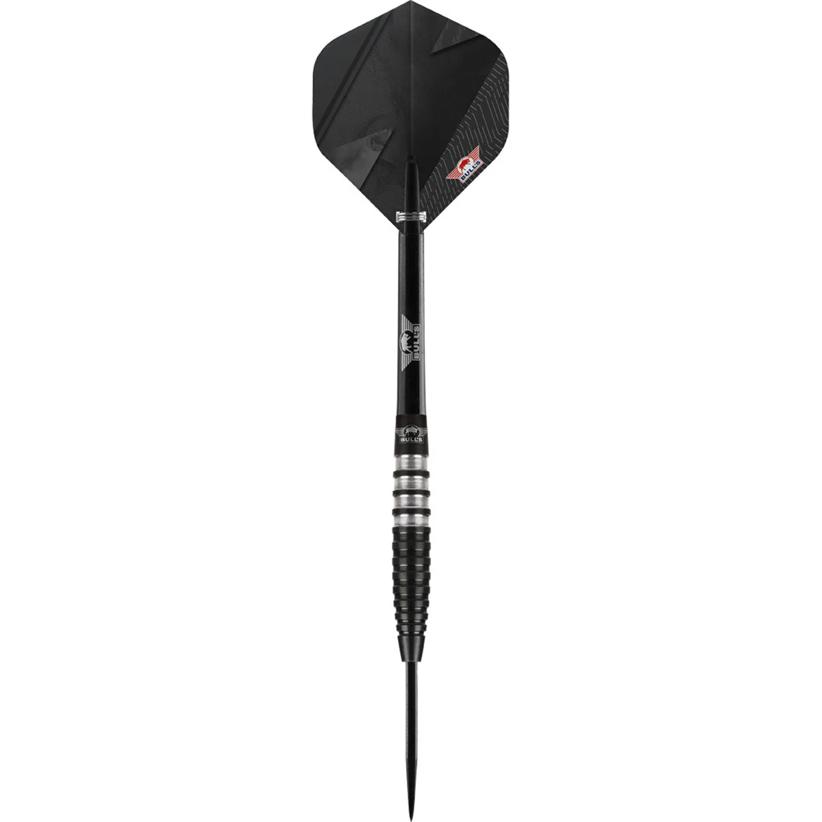Bull's Lightning 90% Black Steel Tip Darts - Image 2