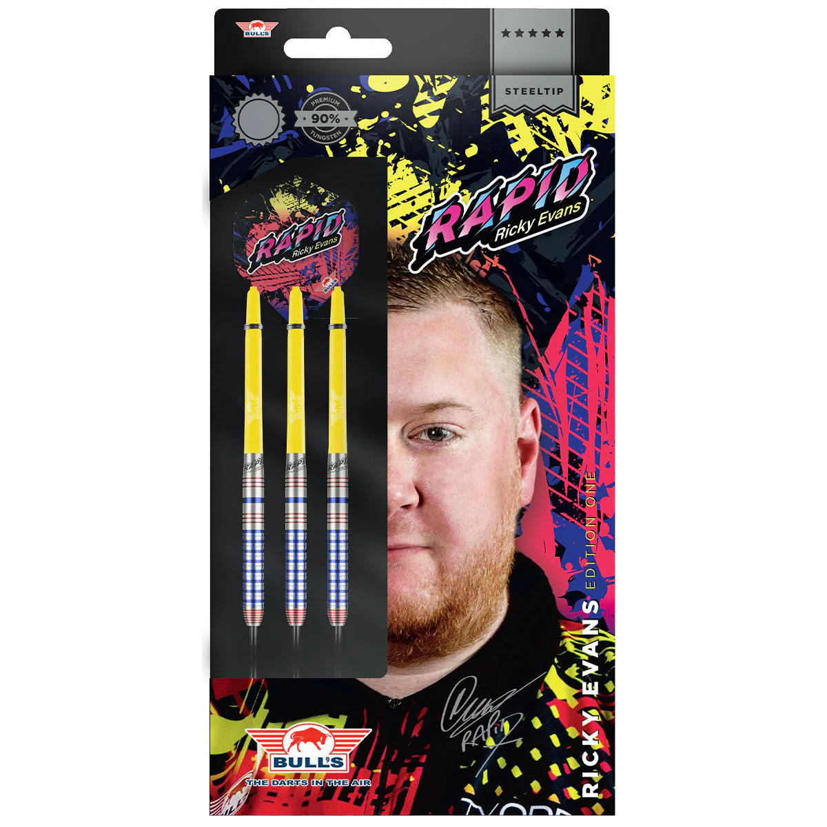 Bull's Ricky Evans 90% Steel Tip Darts - Image 4