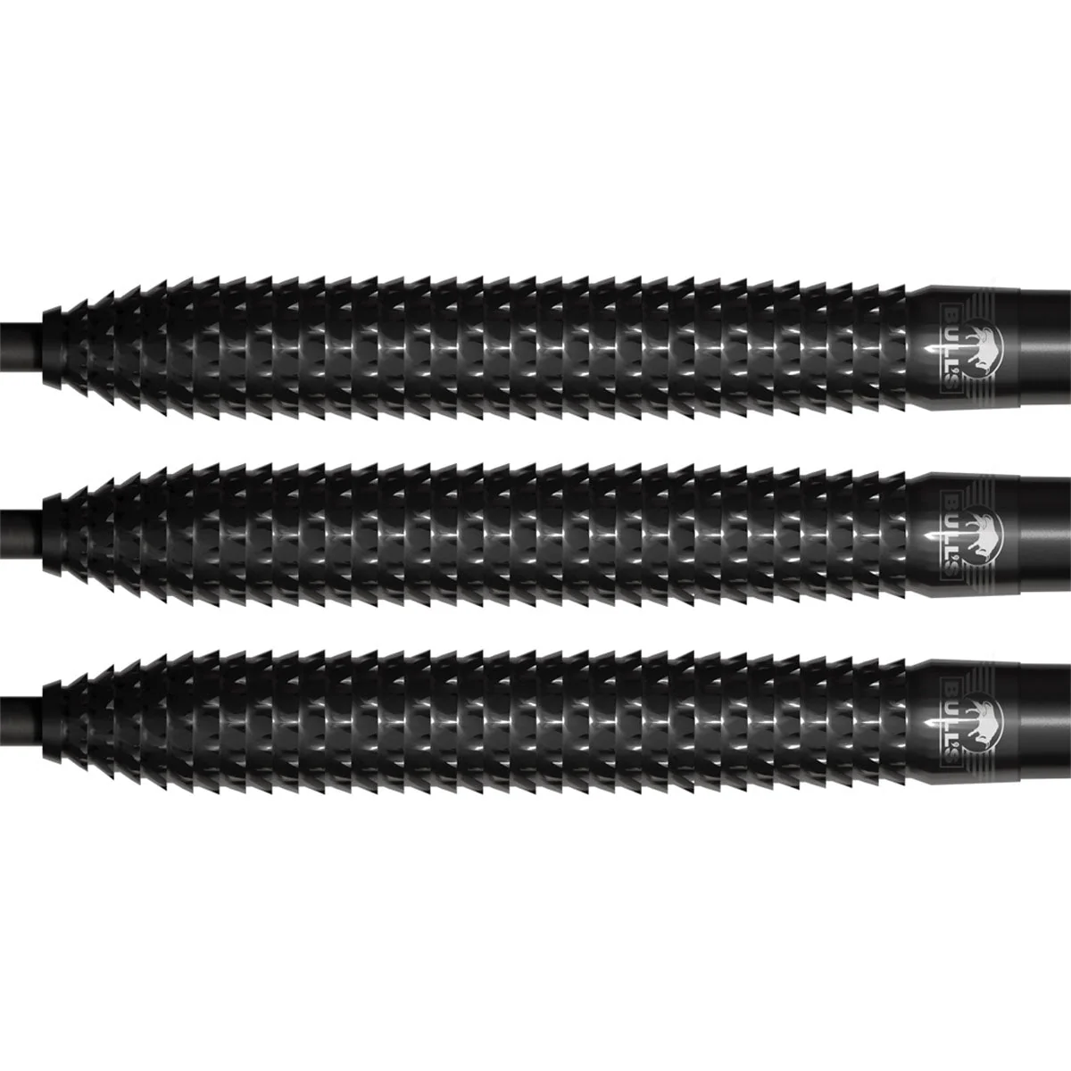 Bull's Shark Pro Black 90% Steel Tip Darts - Image 4