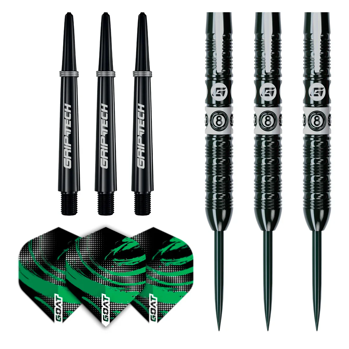 GOAT 8-Ball 90% Tungsten Steel Tip Darts - Image 3