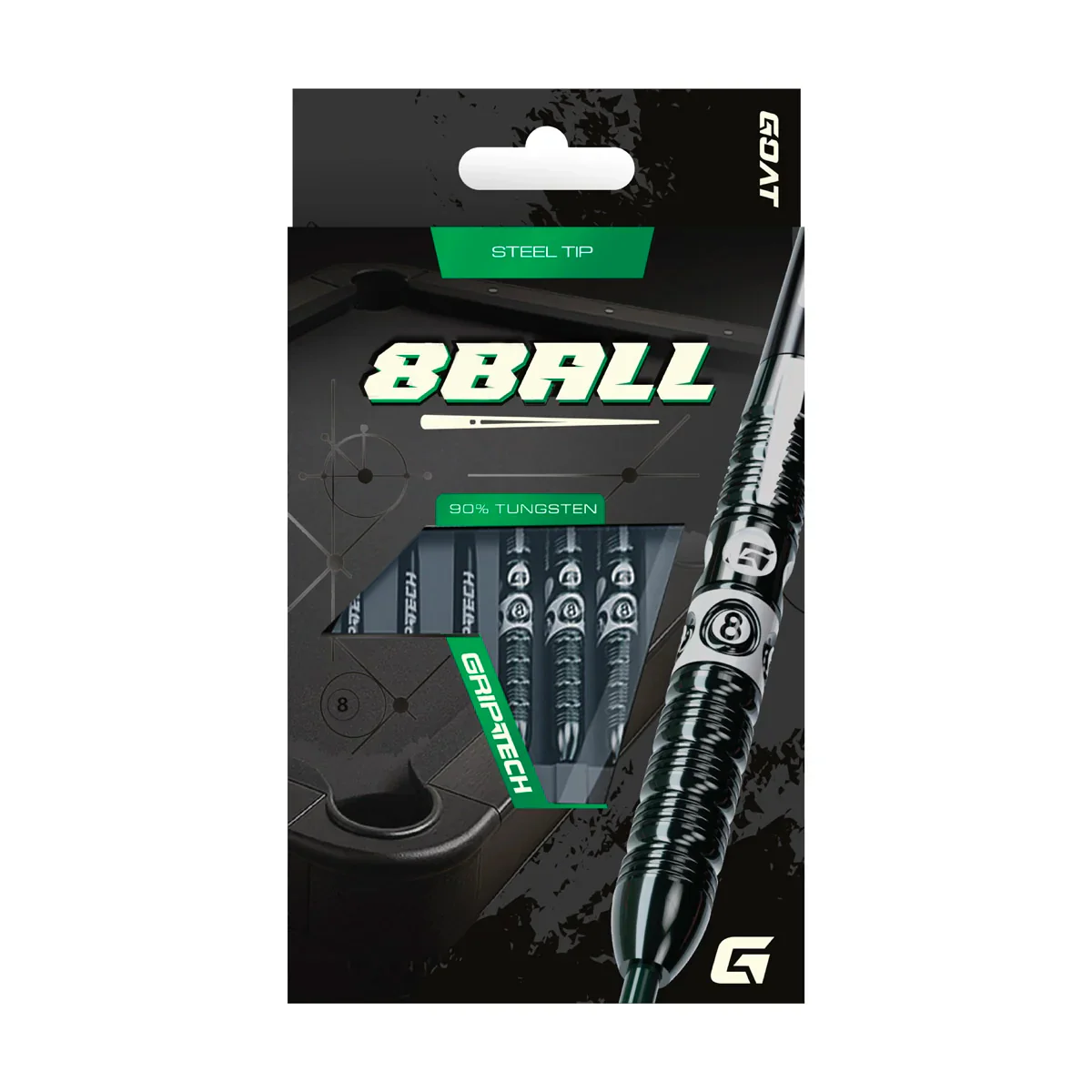 GOAT 8-Ball 90% Tungsten Steel Tip Darts - Image 4