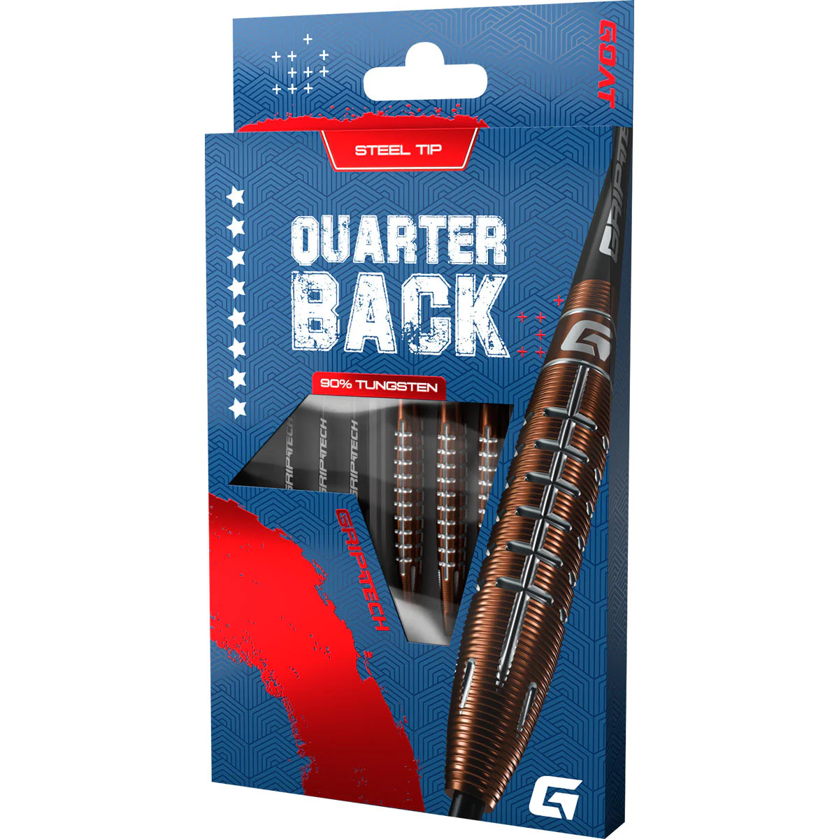 GOAT Quarterback V2 95% Tungsten Steel Tip Darts - Image 3