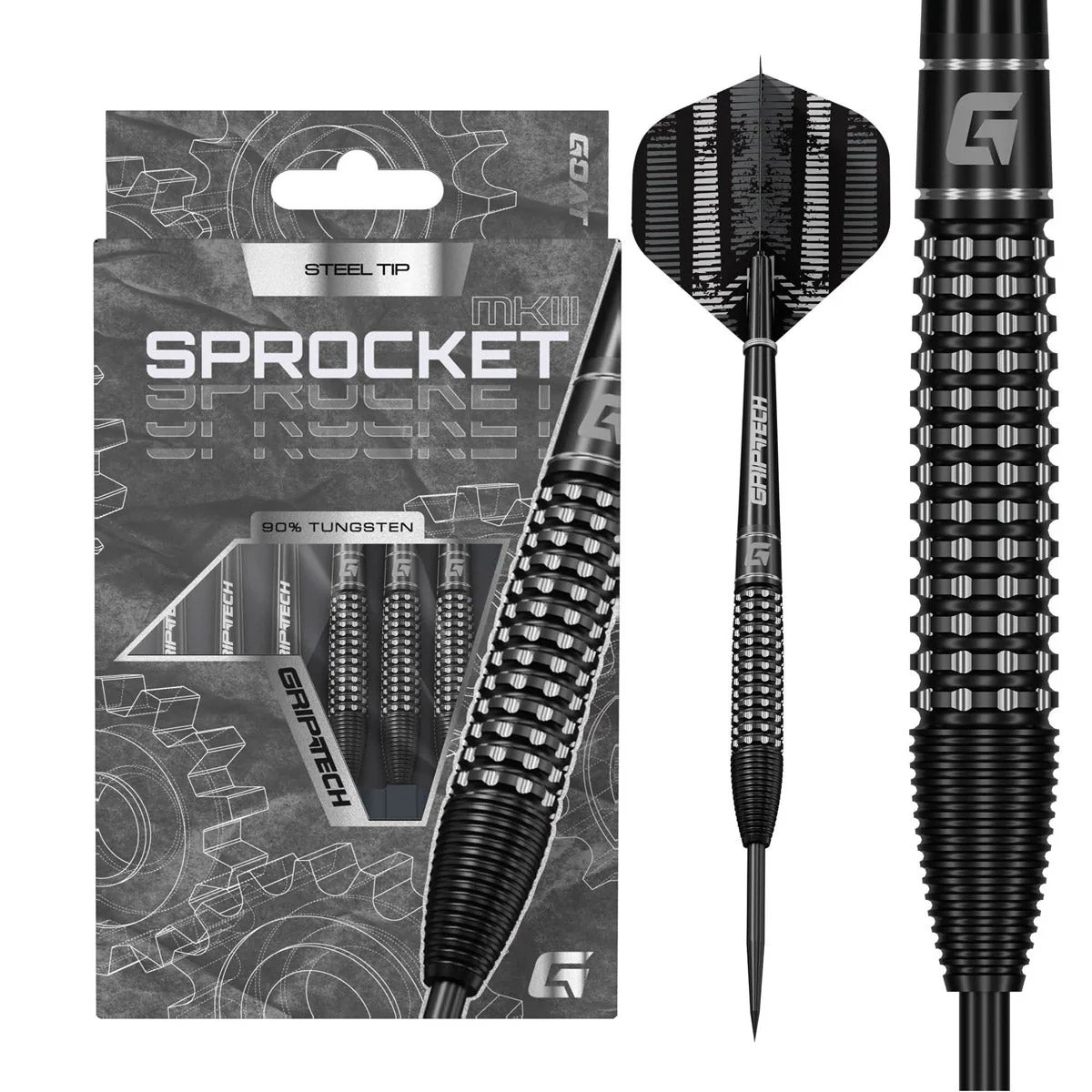 GOAT Sprocket MKIII 90% Tungsten Steel Tip Darts