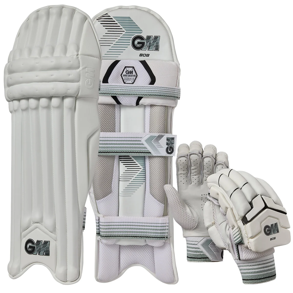 Gunn & Moore 808 Cricket Batting Gloves & Pads - 2026 Bundle