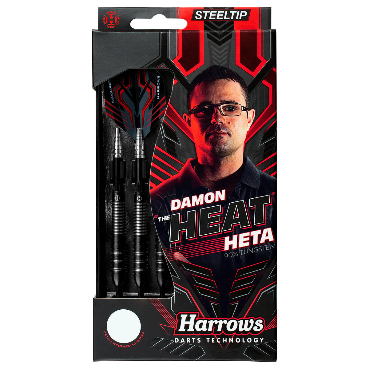Harrows Damon Heta 90% Steel Tip Darts - Image 4