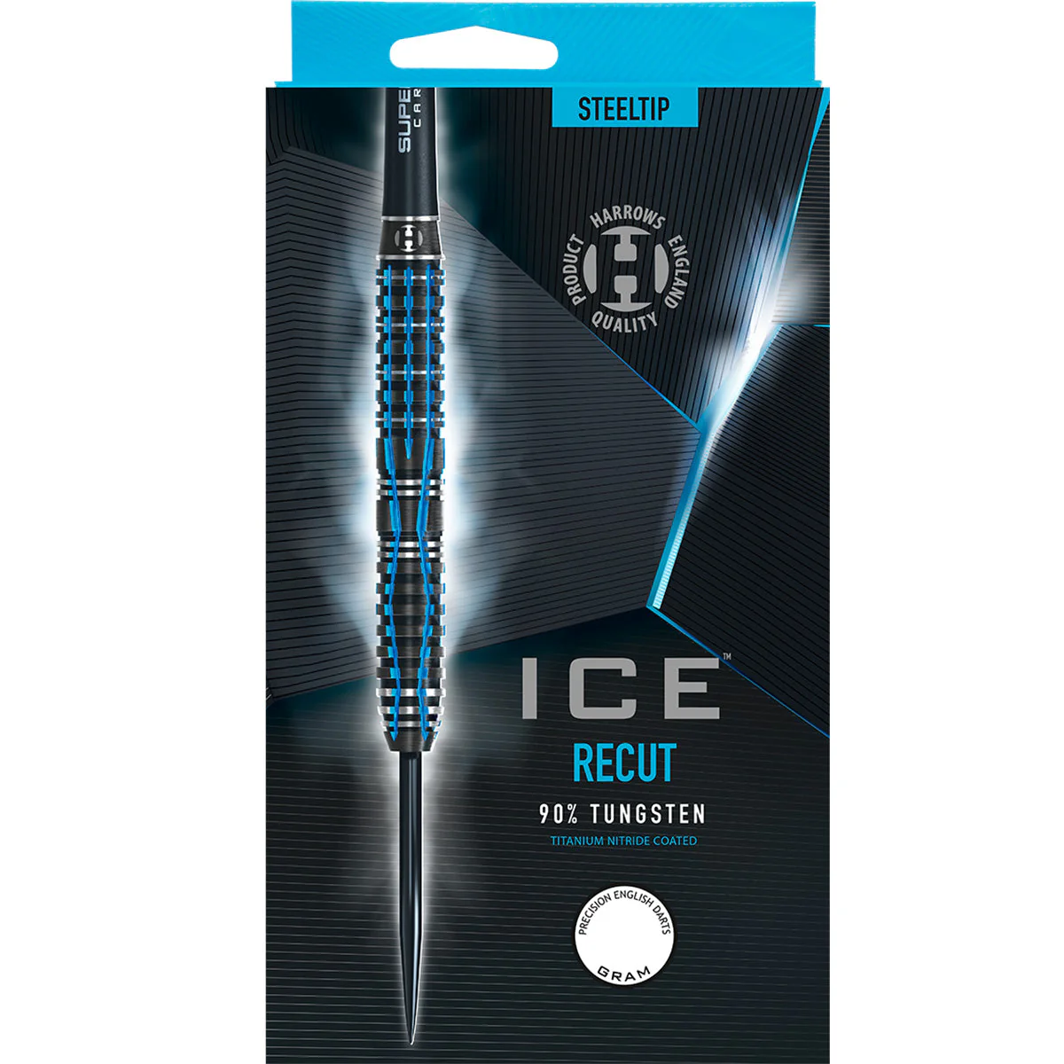 Harrows Ice Recut 90% Steel Tip Darts - Image 4