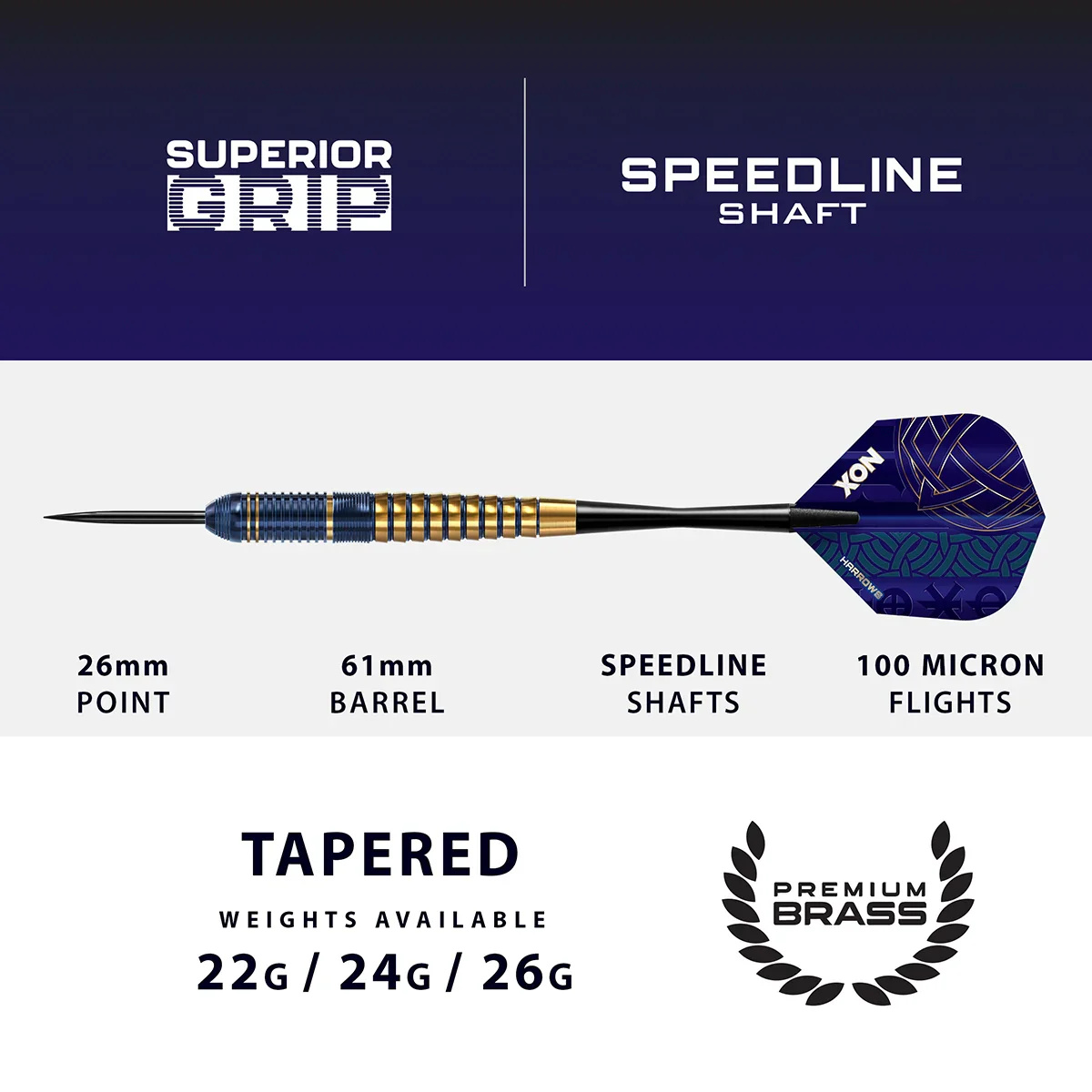 Harrows Nox Steel Tip Darts - Image 3