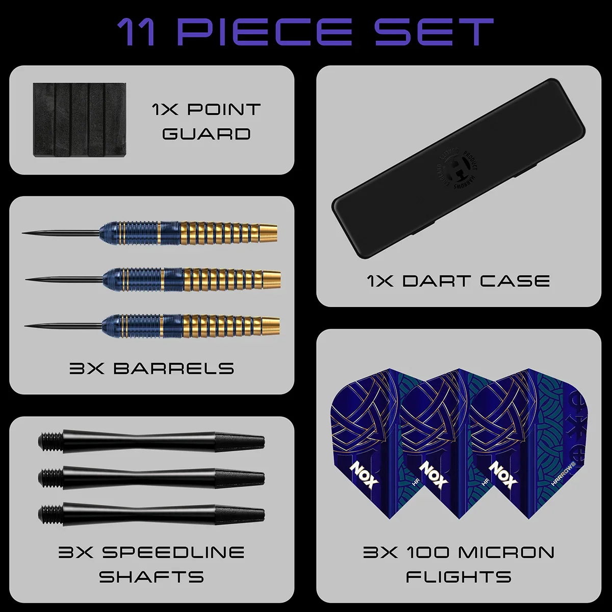 Harrows Nox Steel Tip Darts - Image 4