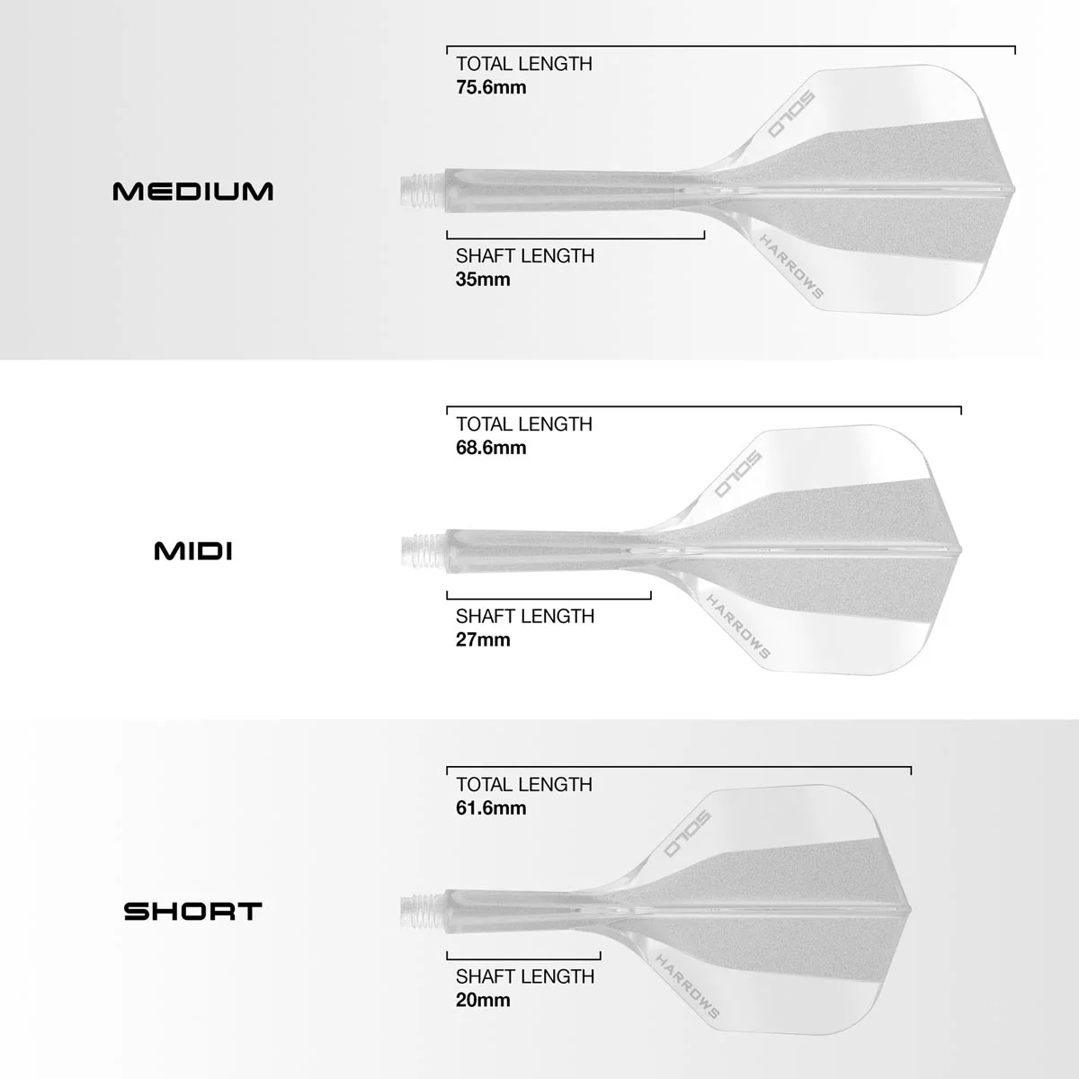 Harrows Solo - Integrated Medium Flight and Shaft - Image 12