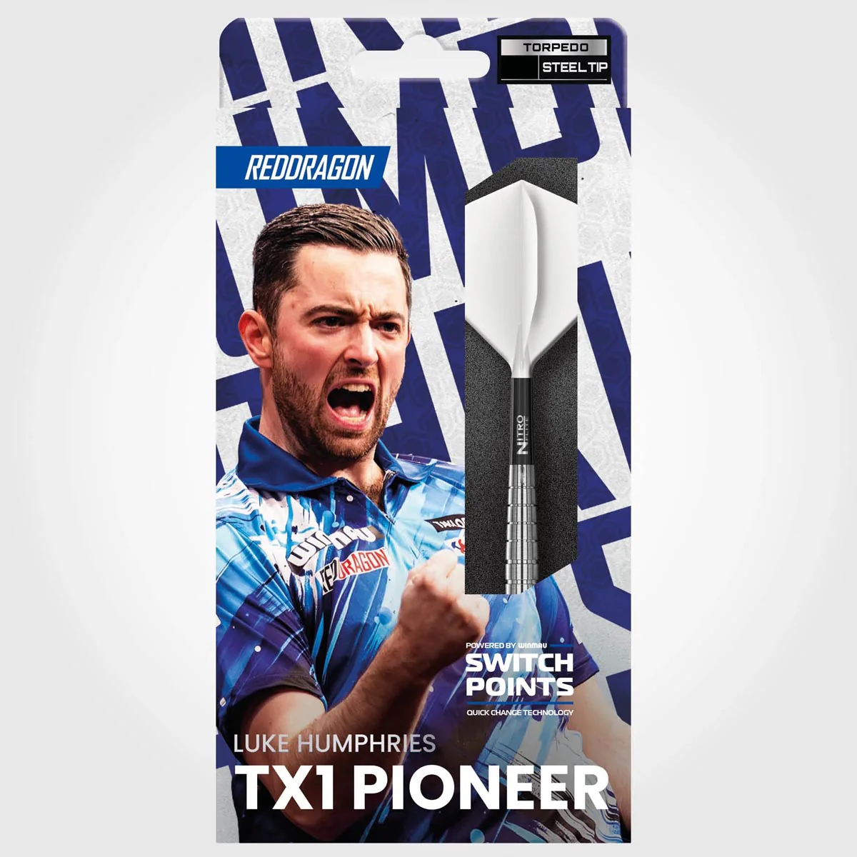 Red Dragon Luke Humphries TX1 90% Tungsten Switch Point Darts - Image 7