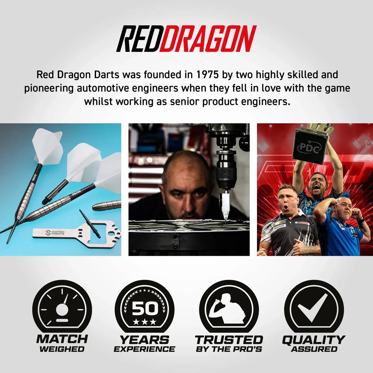 Red Dragon Luke Humphries TX1 90% Tungsten Switch Point Darts - Image 9