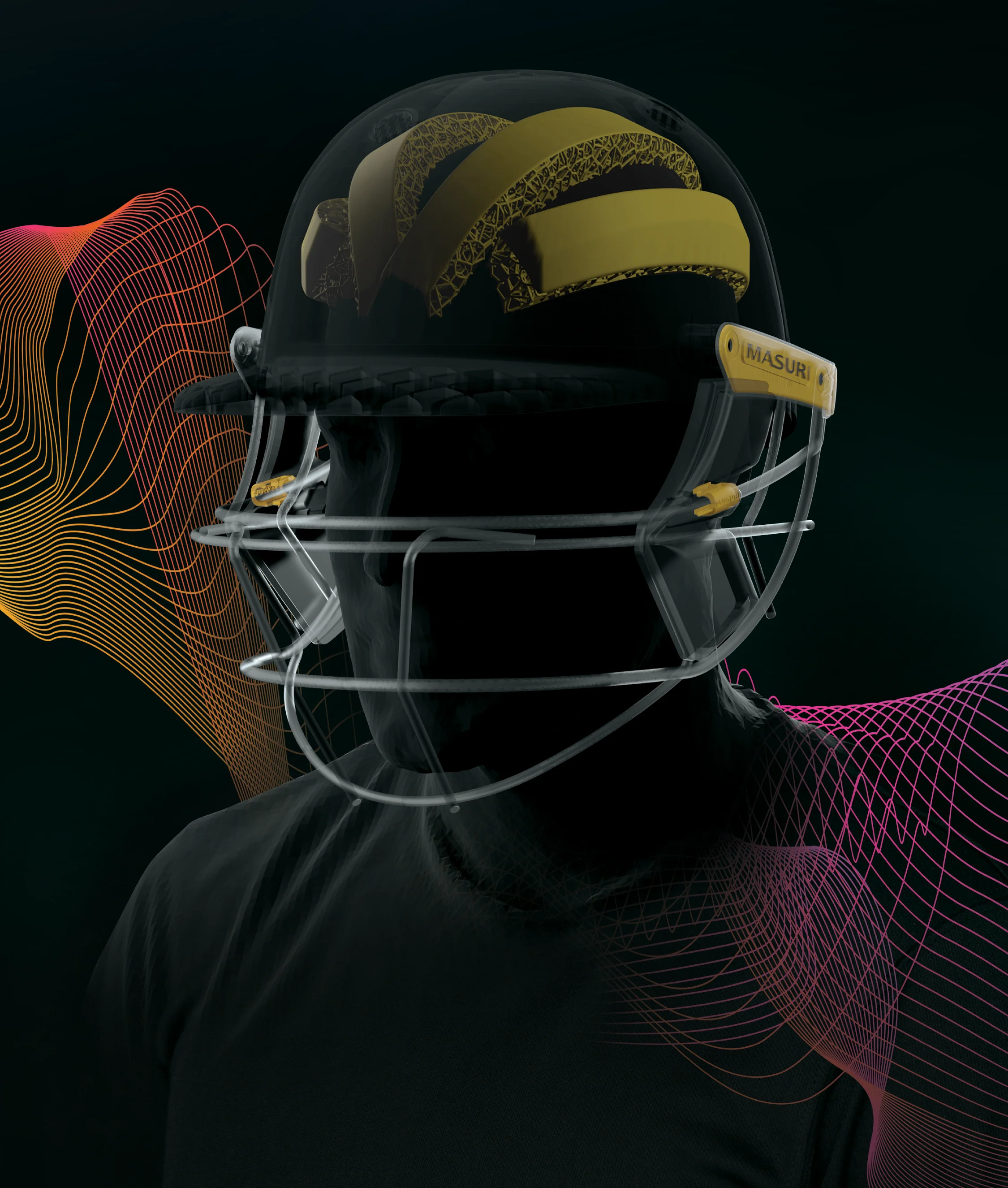 Masuri TF3D E-Line Titanium Senior Cricket Helmet - Image 4
