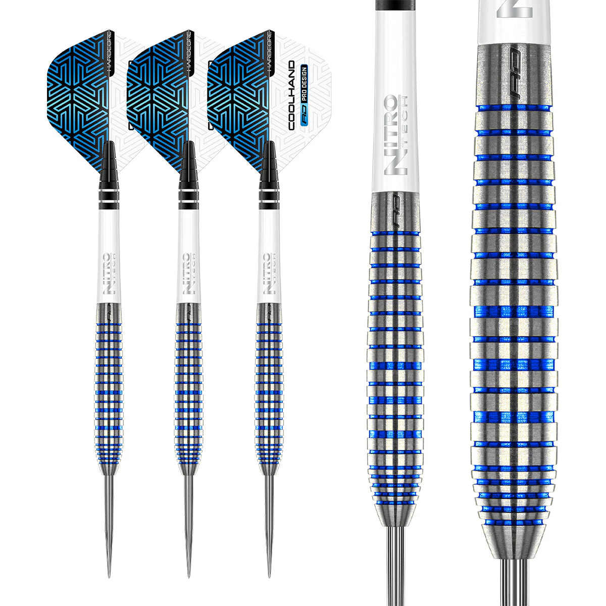 Red Dragon Luke Humphries TX3 Cool Blue SE Steel Tip Darts - Image 3