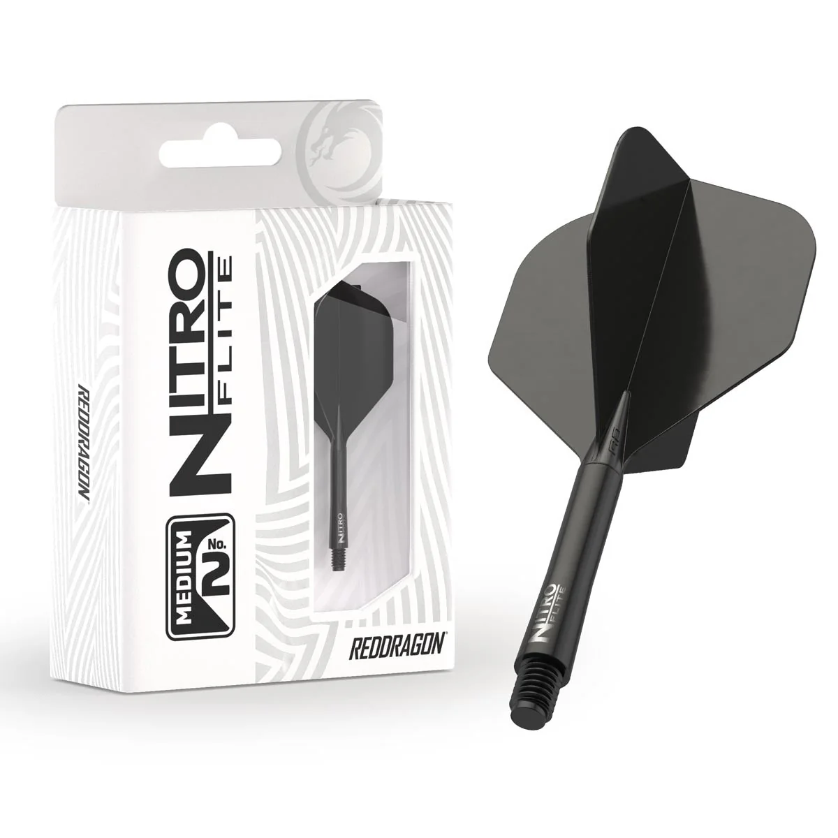 Red Dragon Nitro Flite - Integrated Medium Flight and Shaft - Image 13