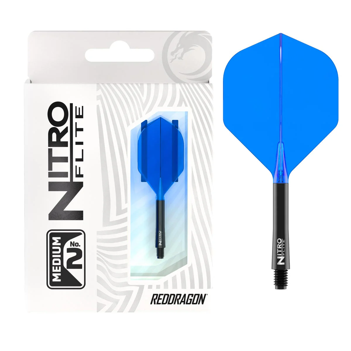 Red Dragon Nitro Flite - Integrated Medium Flight and Shaft - Image 22