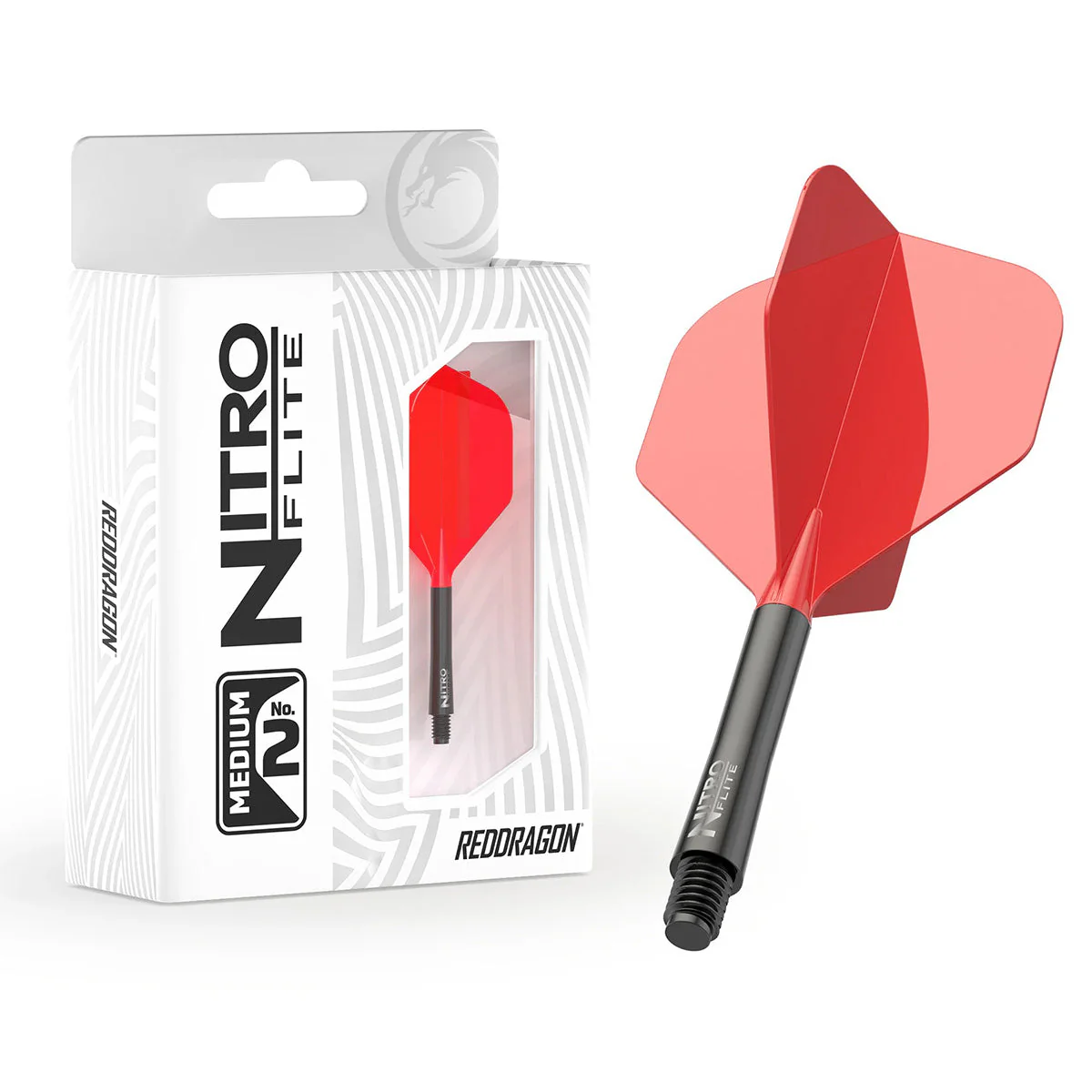 Red Dragon Nitro Flite - Integrated Medium Flight and Shaft - Image 25