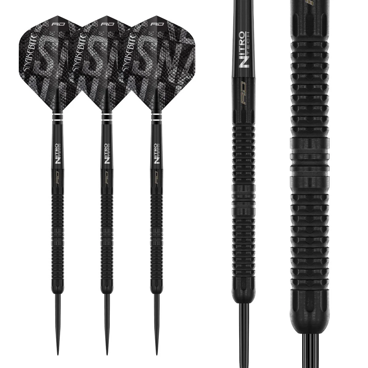Red Dragon Peter Wright Black Mamba Steel Tip Darts - Image 3