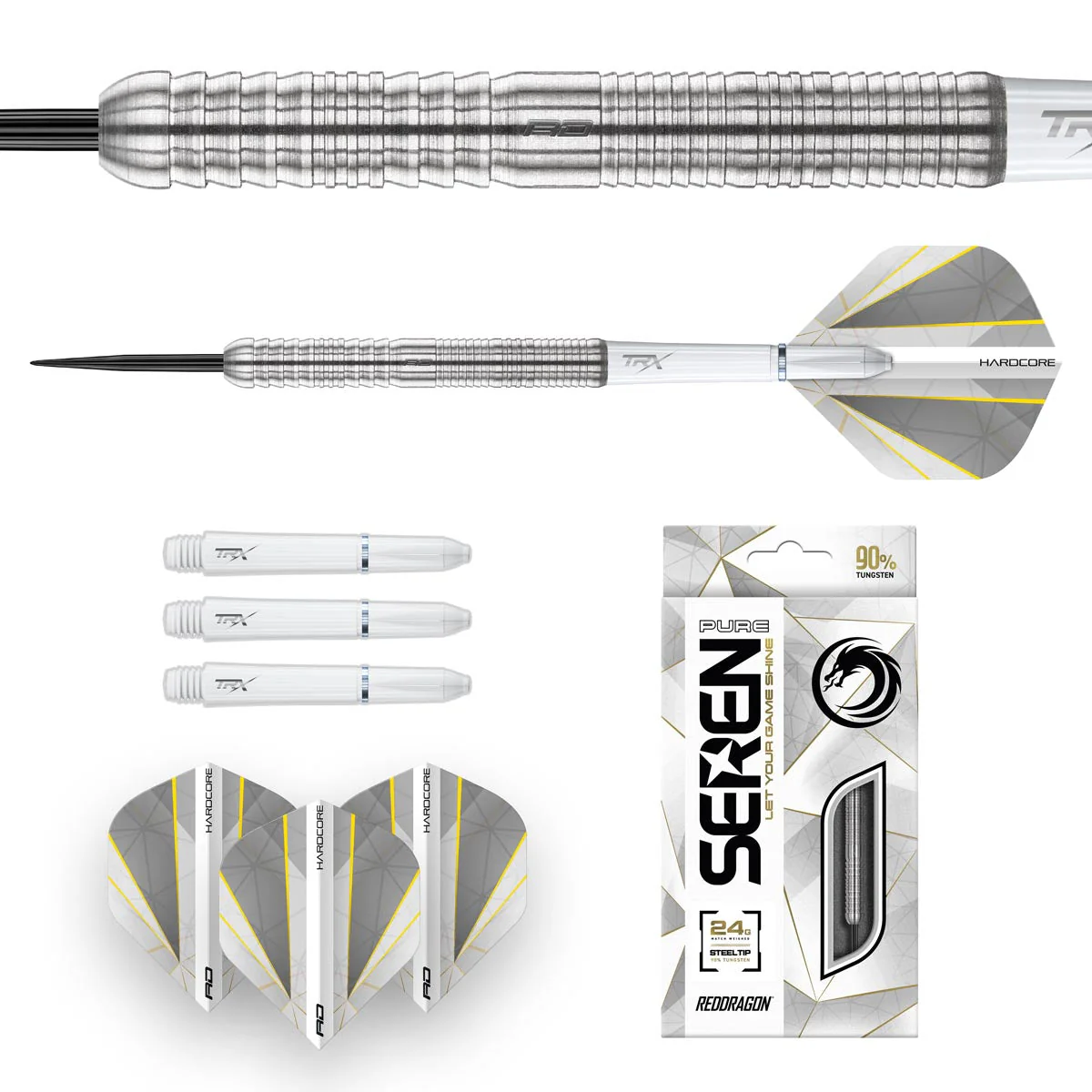 Red Dragon Seren 1 Pure Steel Tip Darts - Image 2