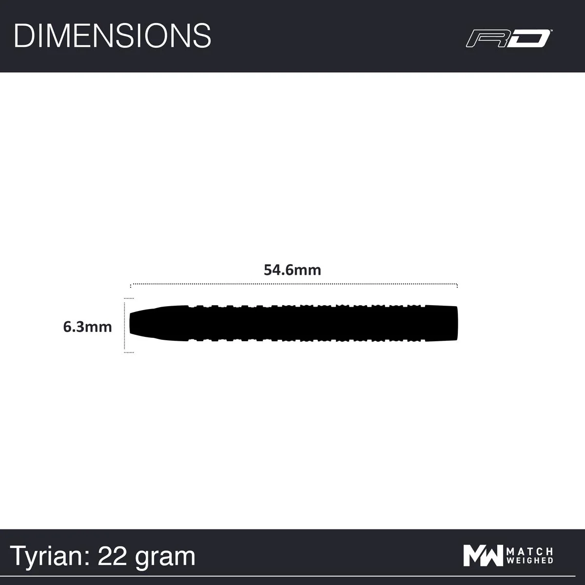 Red Dragon Tyrian Steel Tip Darts - Image 5