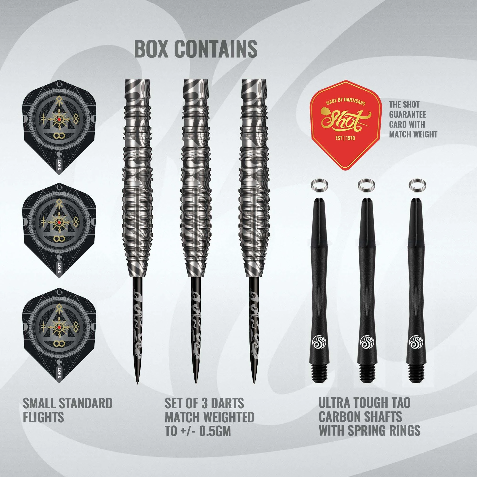 Shot Alchemy Runstel 90% Tungsten Steel Tip Dart Set - Image 2
