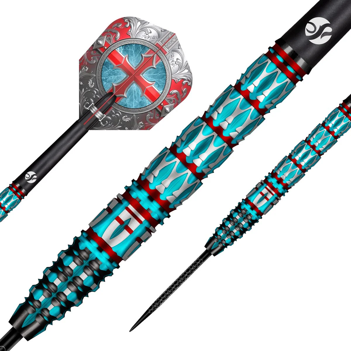Shot Future Knights St George 95% Tungsten Steel Tip Dart Set - Image 2