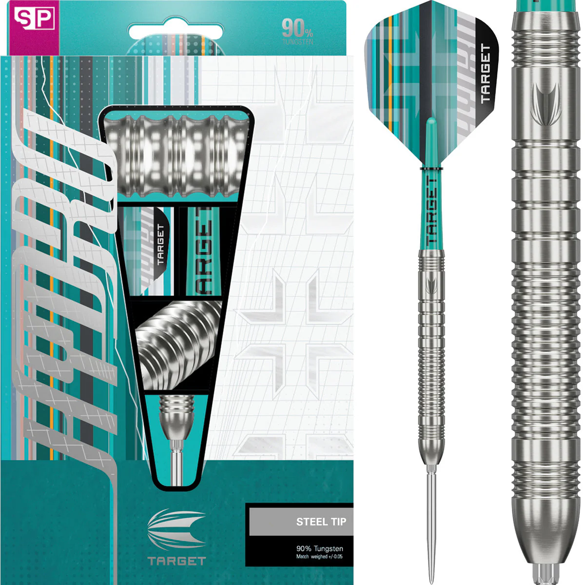 Target Hydro 03 90% Swiss Steel Tip Darts