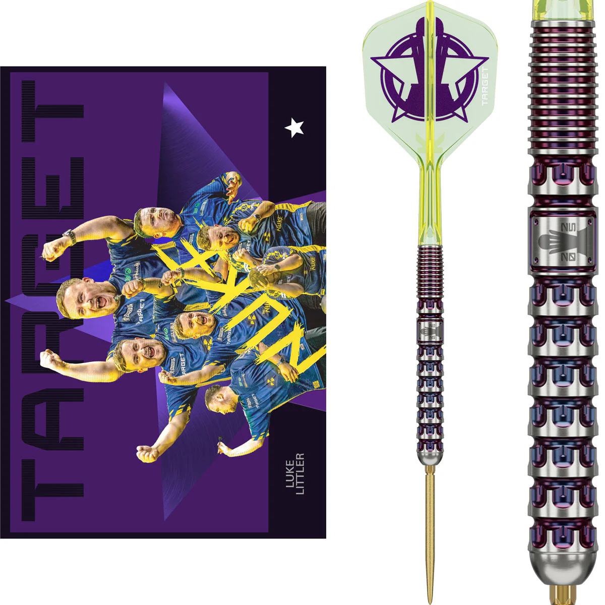 Target Luke Littler World Champion 90% Swiss Steel Tip Darts