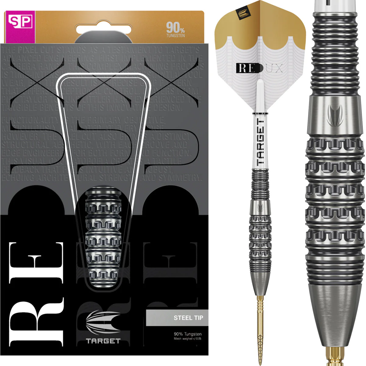 Target Redux 02 90% Swiss Steel Tip Darts