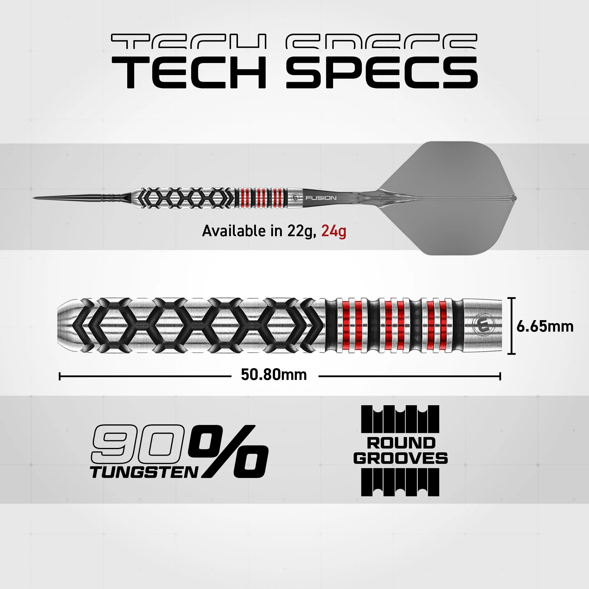 Winmau Fornax Parallel Steel Tip Darts - Image 11